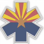 Arizona EMS Levensster Sticker (Voorkant)