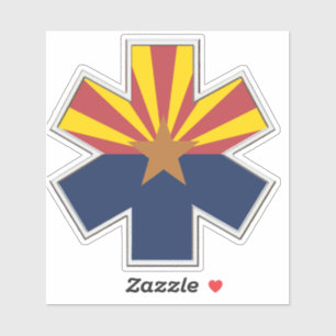 Arizona EMS Levensster Sticker
