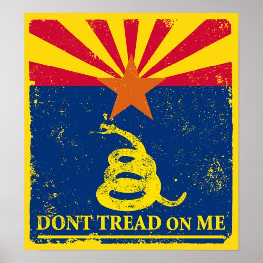 Arizona en Gadsden Flag Poster (Voorkant)