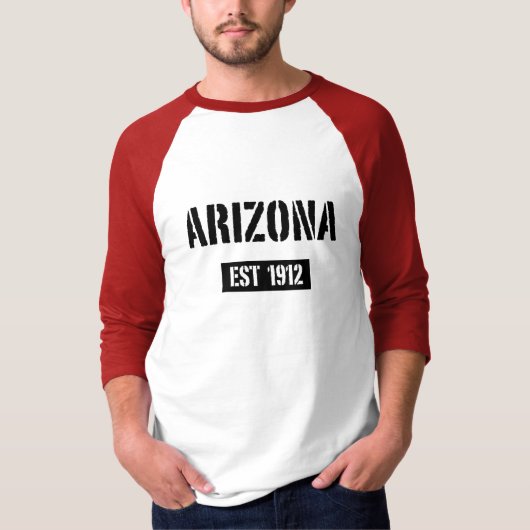 Arizona EST 1912 T-Shirt (Voorkant)