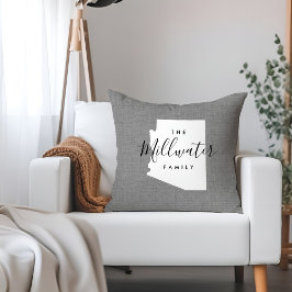 Arizona Family Monogram State Sierkussen