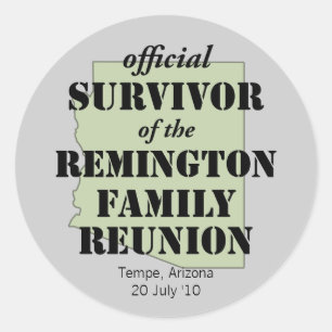 Arizona Family Reunion Survivor Sticker (groen)