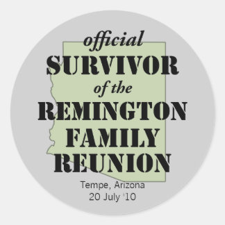 Arizona Family Reunion Survivor Sticker (groen)