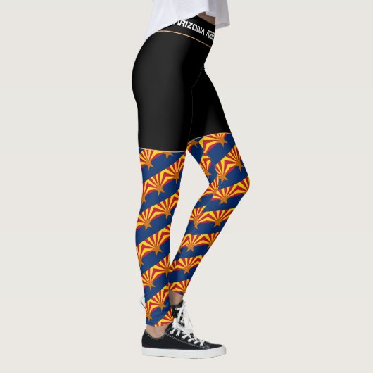 Arizona Flag & America States, USA mode/sport Leggings (Rechts)
