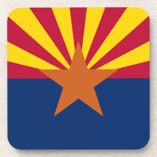 Arizona Flag, Amerikaan de kopperstaat Bier Onderzetter