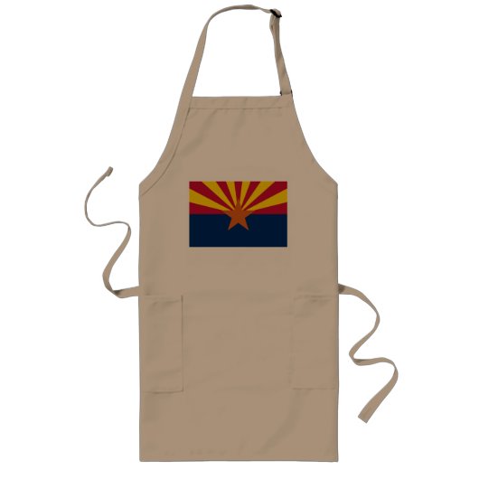 Arizona Flag, Amerikaan de kopperstaat Lang Schort (Voorkant)