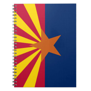 Arizona Flag, Amerikaan de kopperstaat Notitieboek