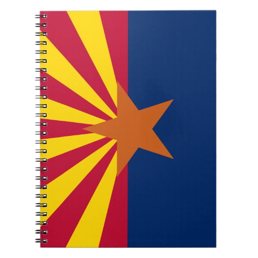 Arizona Flag, Amerikaan de kopperstaat Notitieboek (Voorkant)
