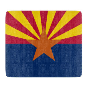 Arizona Flag, Amerikaan de kopperstaat Snijplank