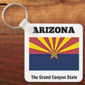 Arizona, flag and motto, sleutelhanger (Voorkant)