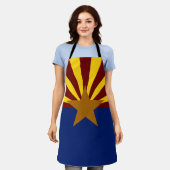 Arizona flag apron schort (Gedragen)