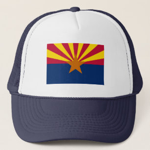Arizona Flag & Arizona State USA mode/sport fan Trucker Pet