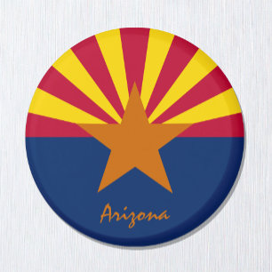 Arizona flag & Arizona USA - reis-/sportfans Magneet