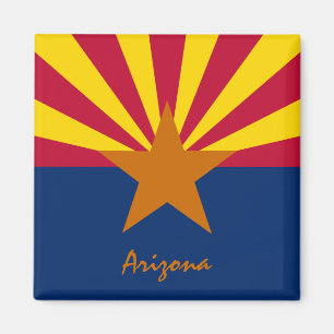 Arizona flag & Arizona, Verenigde Staten vakantie/ Magneet