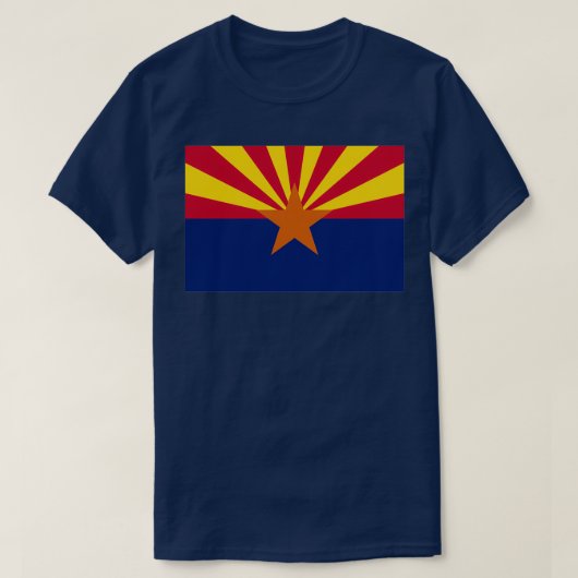 Arizona Flag AZ Arizona Born T-shirt (Design voorkant)
