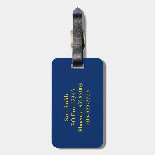 Arizona Flag Bagagelabel (Achterkant verticaal)