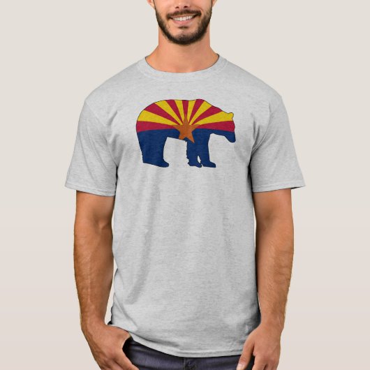 Arizona Flag Bear T-shirt (Voorkant)