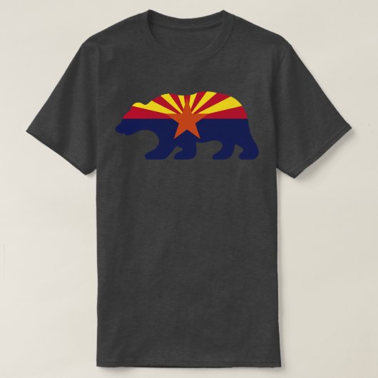 Arizona Flag Beer Vorm T-shirt (Design voorkant)
