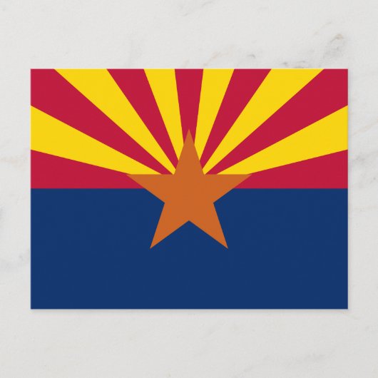 Arizona Flag Briefkaart (Voorkant)