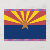 Arizona Flag Briefkaart (Voorkant)