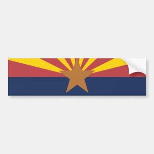Arizona Flag Bumpersticker