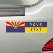 Arizona Flag: Creëer Uw eigen Bumpersticker (Op auto)