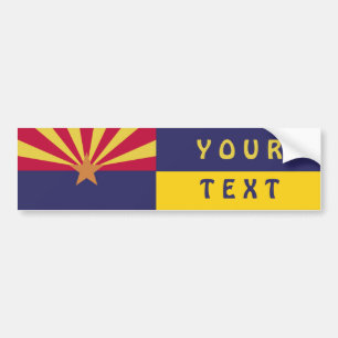 Arizona Flag: Creëer Uw eigen Bumpersticker