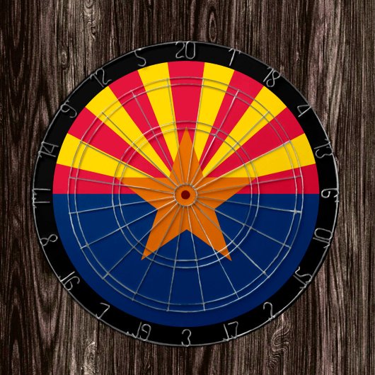 Arizona Flag Dartboard & Arizona/USA-spelraad Dartbord