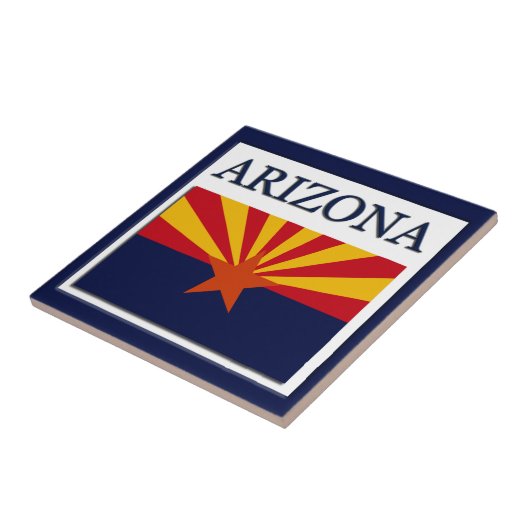 Arizona Flag Design Tegel Tegeltje (Zijkant)
