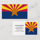 Arizona Flag Elegant Visitekaartjes / Verenigde St (Voorkant / Achterkant)
