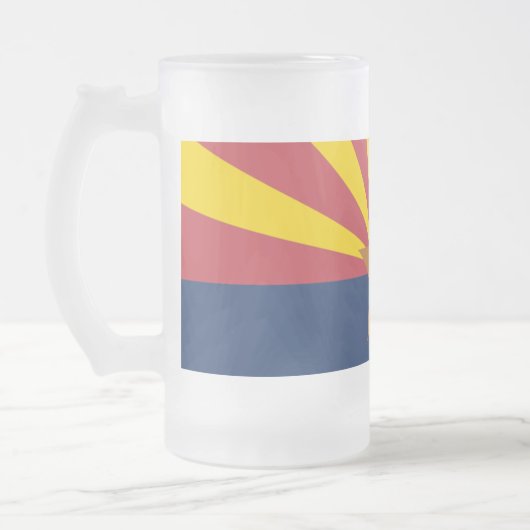Arizona Flag Glass Beer Mok (Links)