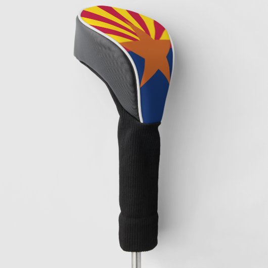 Arizona Flag Golf Head Hoesje Golfheadcover (Schuin)