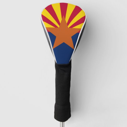 Arizona Flag Golf Head Hoesje Golfheadcover (Voorkant)