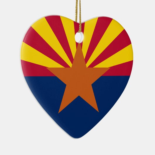 Arizona Flag Keramisch Ornament (Rechts)