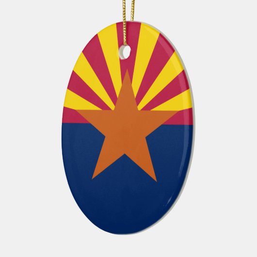 Arizona Flag Keramisch Ornament (Links)