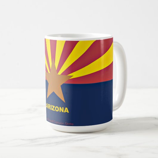 Arizona Flag Koffiemok (Voorkant rechts)