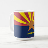 Arizona Flag Koffiemok (Voorkant links)