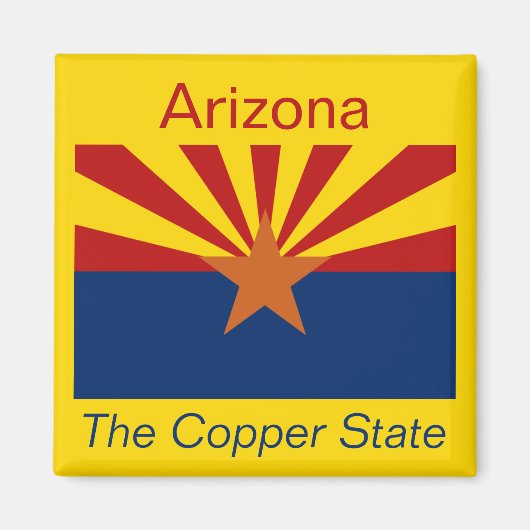 Arizona Flag Magnet (Voorkant)