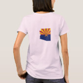 Arizona Flag Map T-shirt (Achterkant)