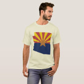 Arizona Flag Map T-shirt (Voorkant volledig)