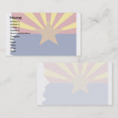Arizona Flag Map Visitekaartje (Voorkant / Achterkant)