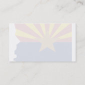 Arizona Flag Map Visitekaartje (Achterkant)