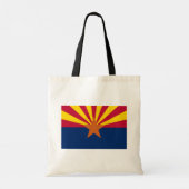 Arizona Flag Mini Canvas tas (Achterkant)