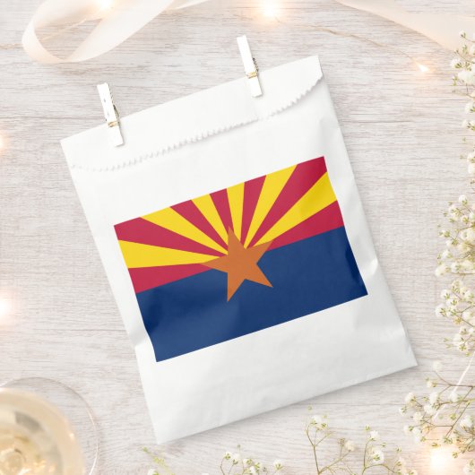 Arizona Flag: Ondergaande Zon van de Zon, de Koper Bedankzakje (Geknipt)
