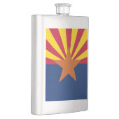 Arizona Flag: Ondergaande Zon van de Zon, de Koper Flacon (Rechts)