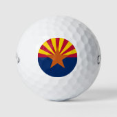 Arizona Flag: Ondergaande Zon van de Zon, de Koper Golfballen (Voorkant)