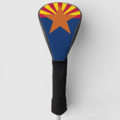 Arizona Flag: Ondergaande Zon van de Zon, de Koper Golfheadcover (Voorkant)
