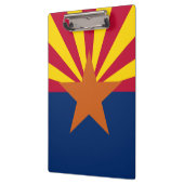 Arizona Flag: Ondergaande Zon van de Zon, de Koper Klembord (Links)