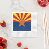 Arizona Flag: Ondergaande Zon van de Zon, de Koper Servet (Insitu)