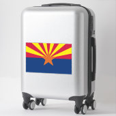 Arizona Flag: Ondergaande Zon van de Zon, de Koper Sticker (Koffer)